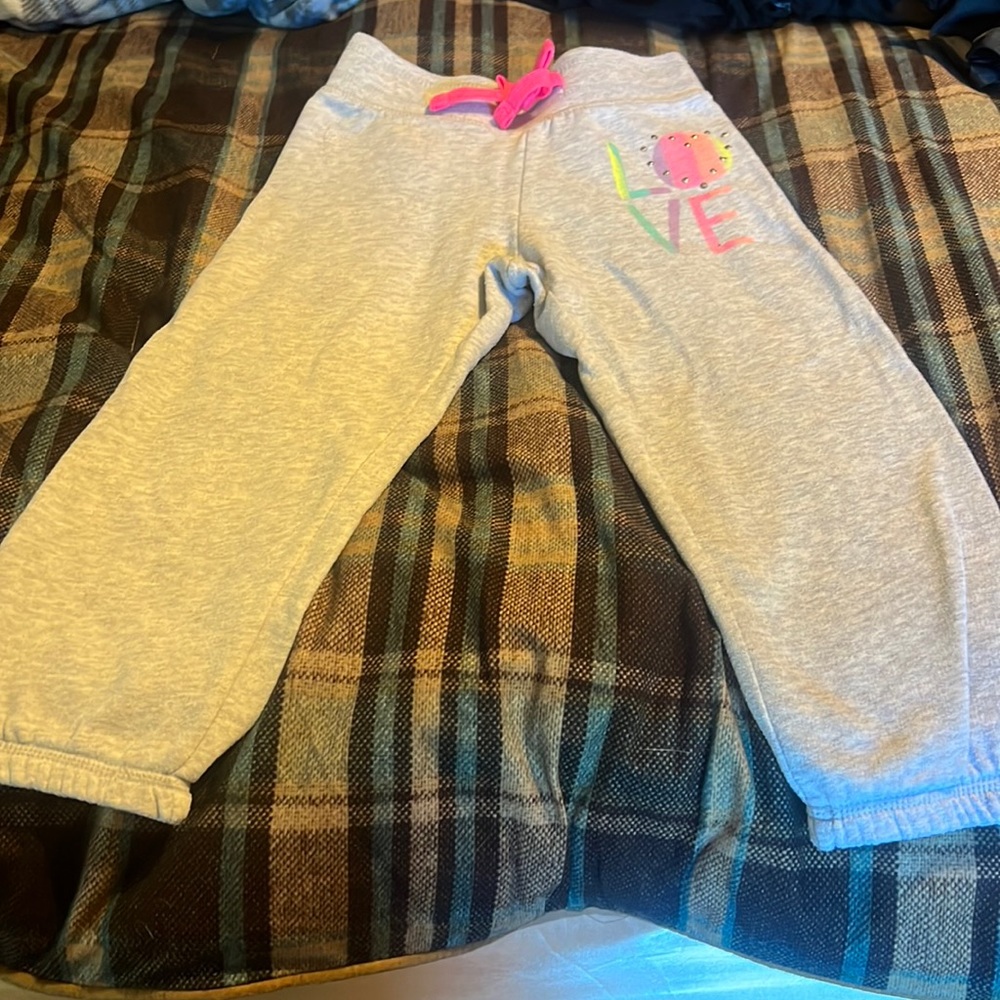 It’s a pair of girls gray capris